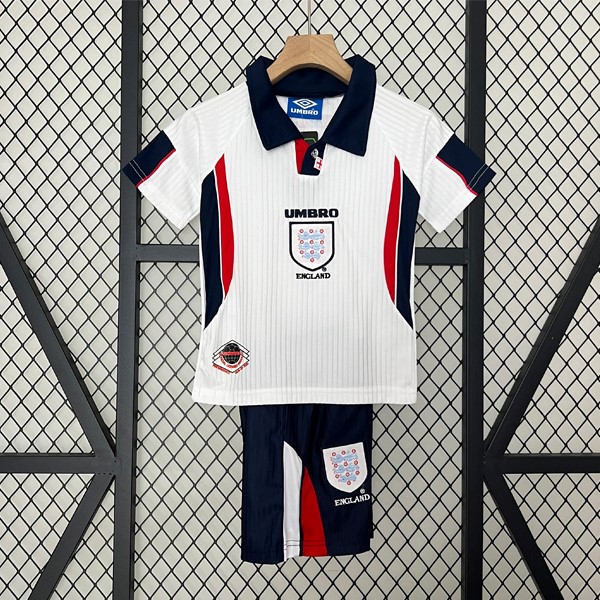 Camiseta Inglaterra Primera Equipación Niño Retro 1998